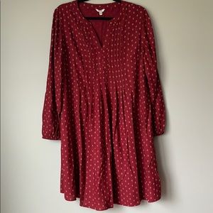 Sonoma Red Printed Dress